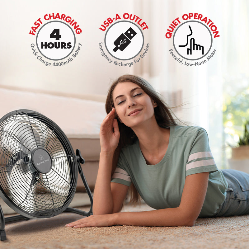 Bennett Read 30CM Rechargeable Fan