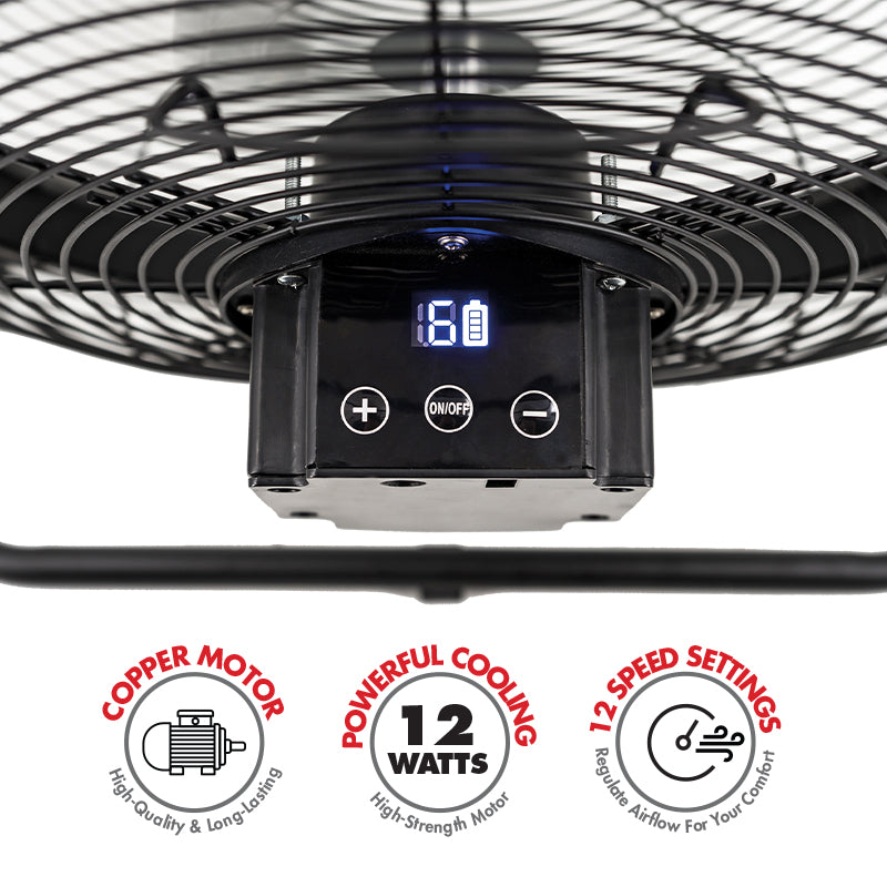 Bennett Read 30CM Rechargeable Fan