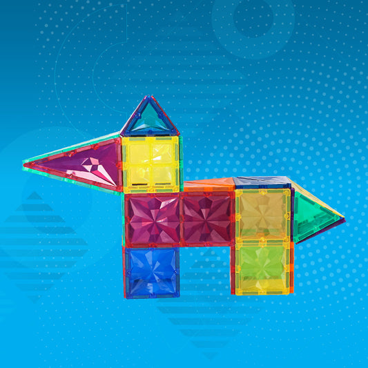 Zippi Magnetic Kinetic Tiles - 20 Pcs